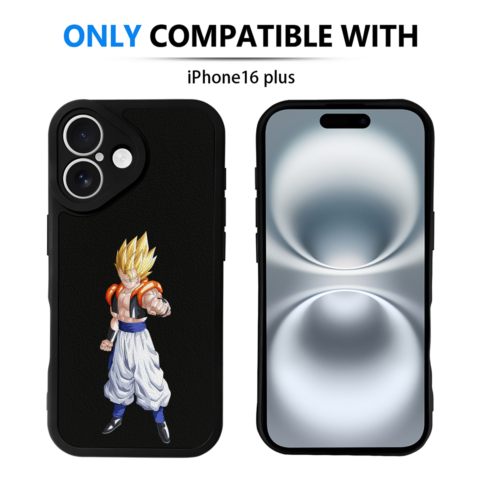 （画像用） ドラゴンボール ベジータ四世（Bejīta Yonsei）DRAGON BALL Vegeta IV 【iPhone 16シリーズ対応】シリコンスマホケース（レザー調） 材質：シリコン